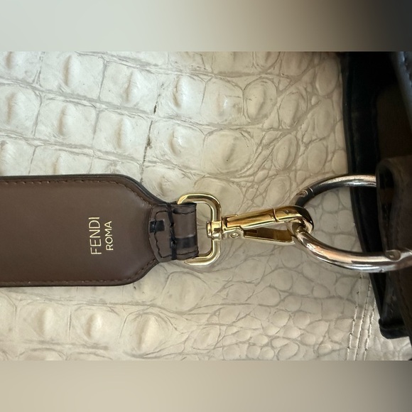 Fendi‎ Black and Brown Tote with Iconic Monogram - Picture 16 of 16